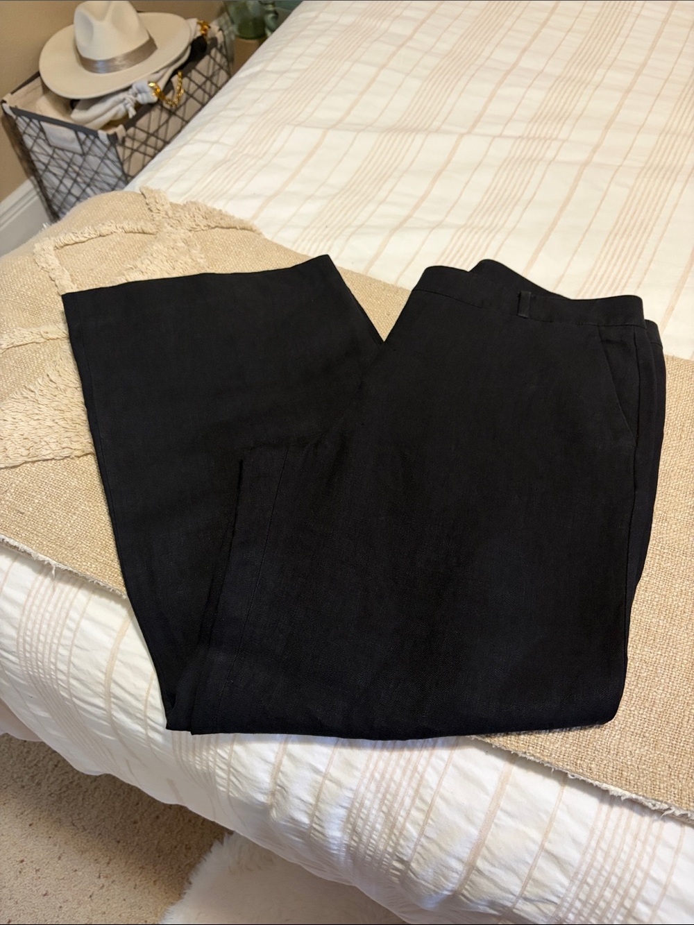 Talbots women’s wide leg linen Pants